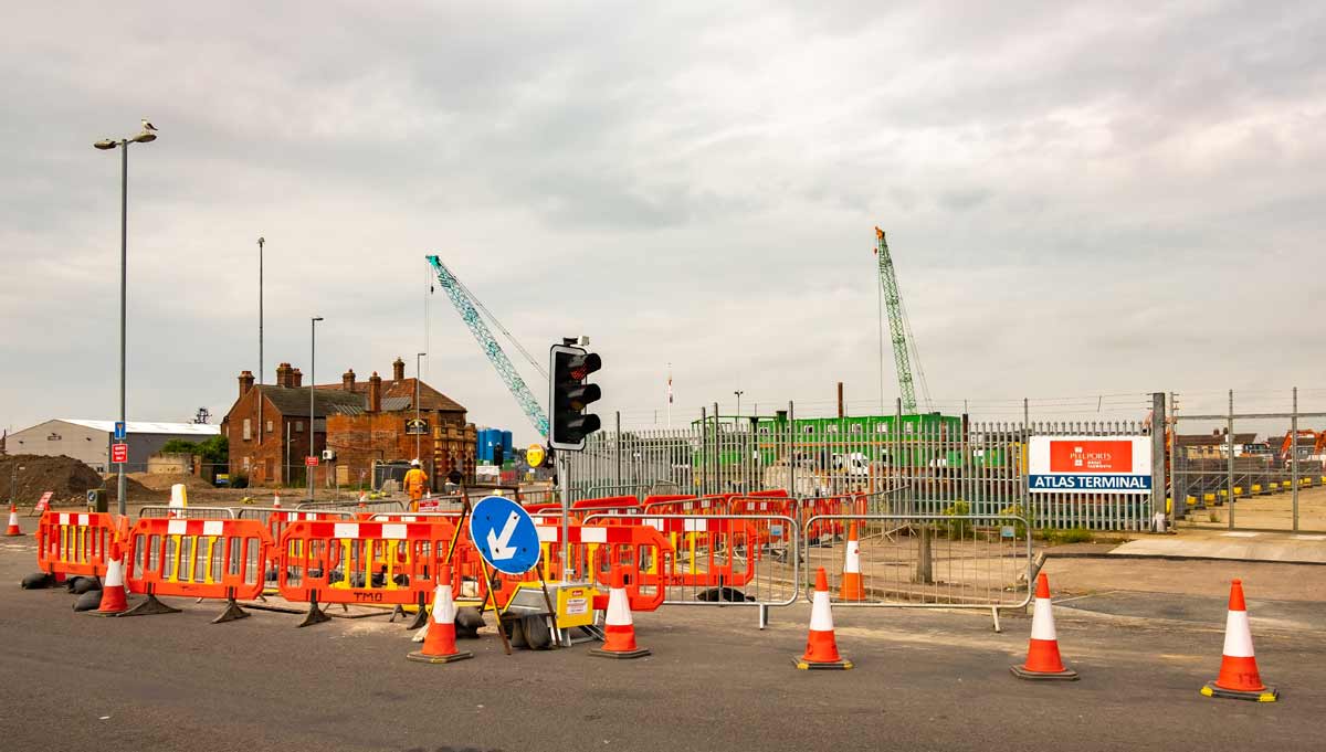 Construction traffic management in Hampshire