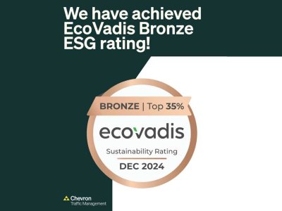 Chevron Traffic Management achieve prestigious EcoVadis Bronze ESG Rating